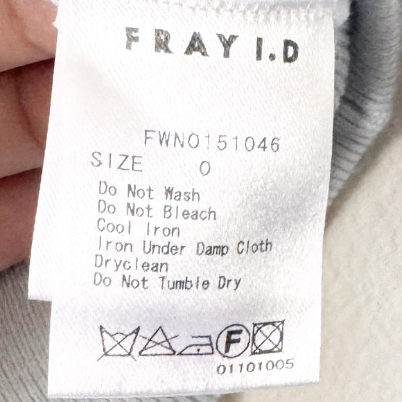 Fray I.D. Light Blue Cropped Sweater - Picture 3 of 4